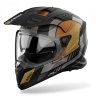 KASK MOTOCYKLOWY AIROH BANDIT HORN GOLD MATT S